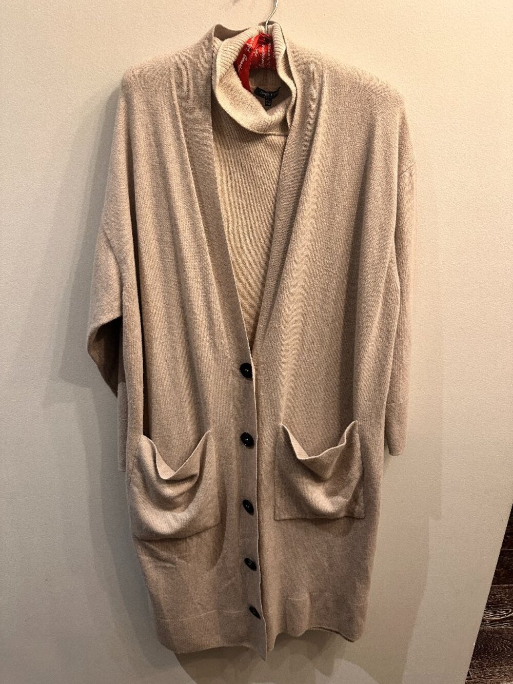 Jones New York Long Button Front Cardigan Sweater Twinset - Women's XL